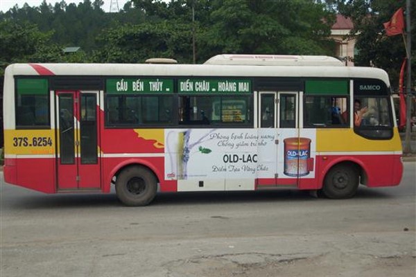 quảng cáo xe buýt tại nghệ an