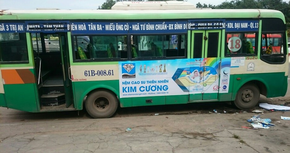 quảng cáo xe buýt tại bình dương