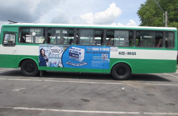 quảng cáo xe buýt tại long an