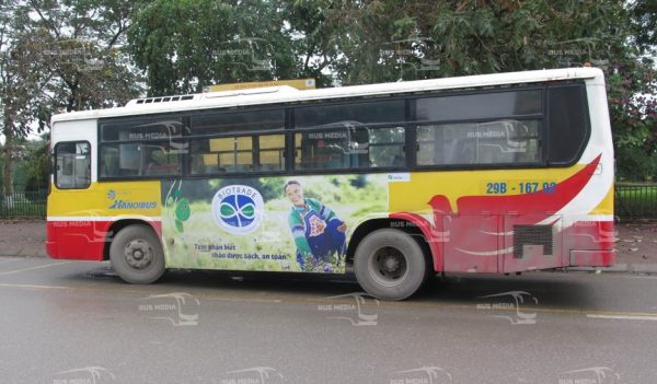 quảng cáo xe buýt cho biotrade