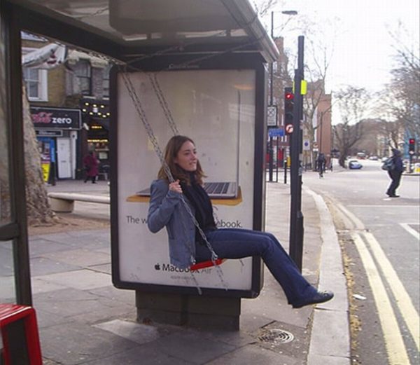ý tưởng quảng cáo trạm xe buýt