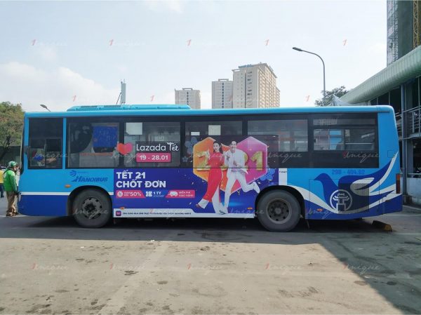 kinh nghiệm quảng cáo trên xe buýt