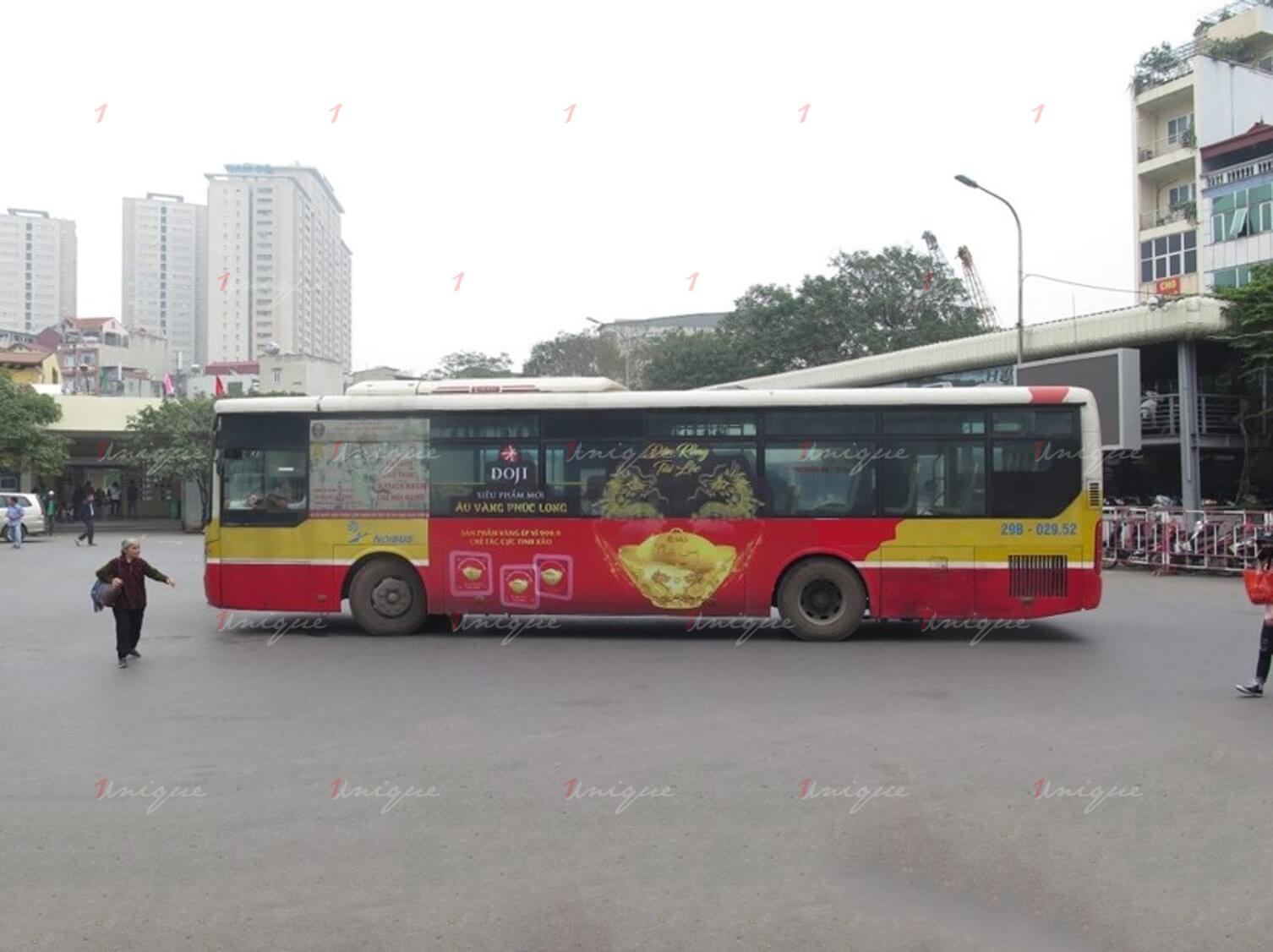 quảng cáo xe buýt tại Hà Nội