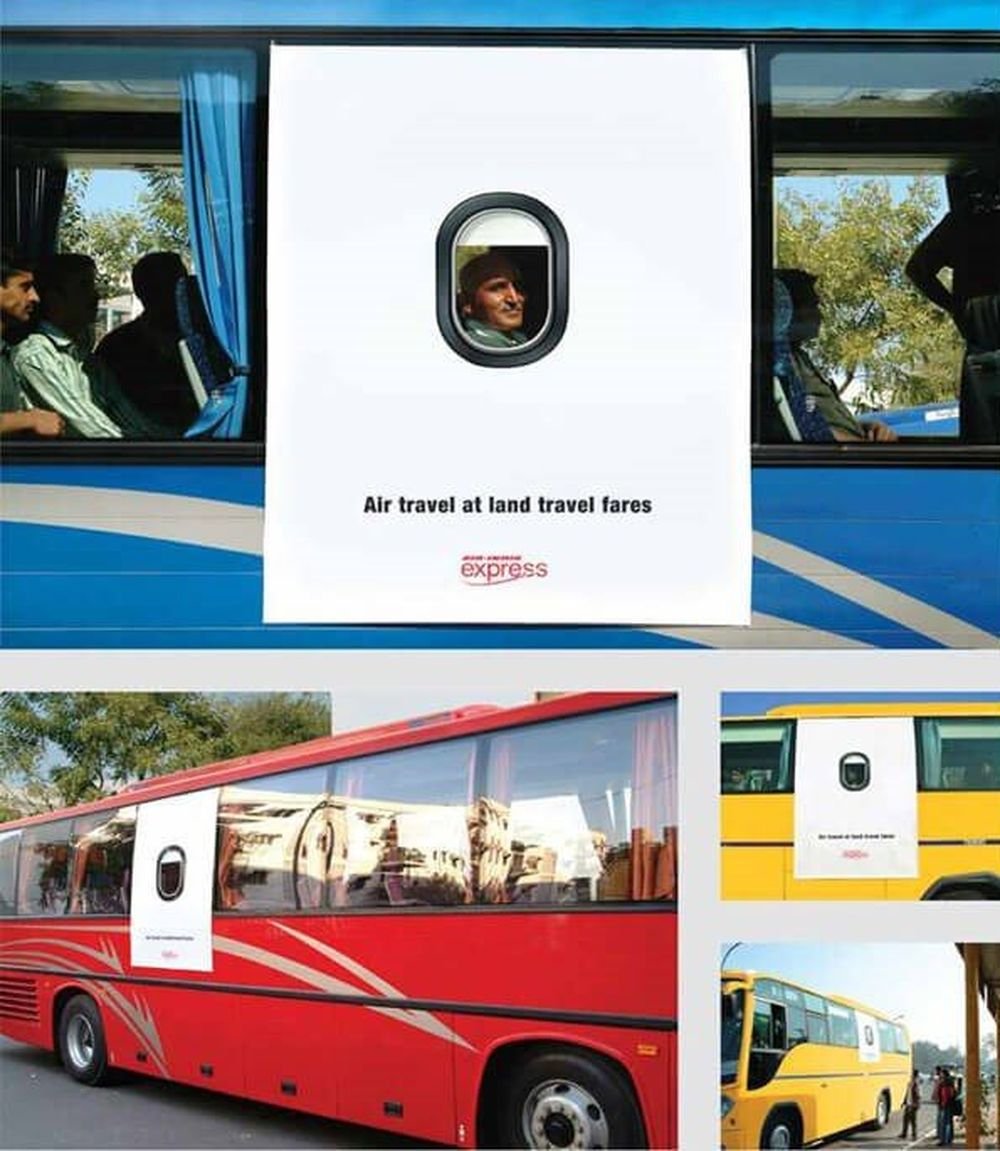 quảng cáo xe buýt sáng tạo