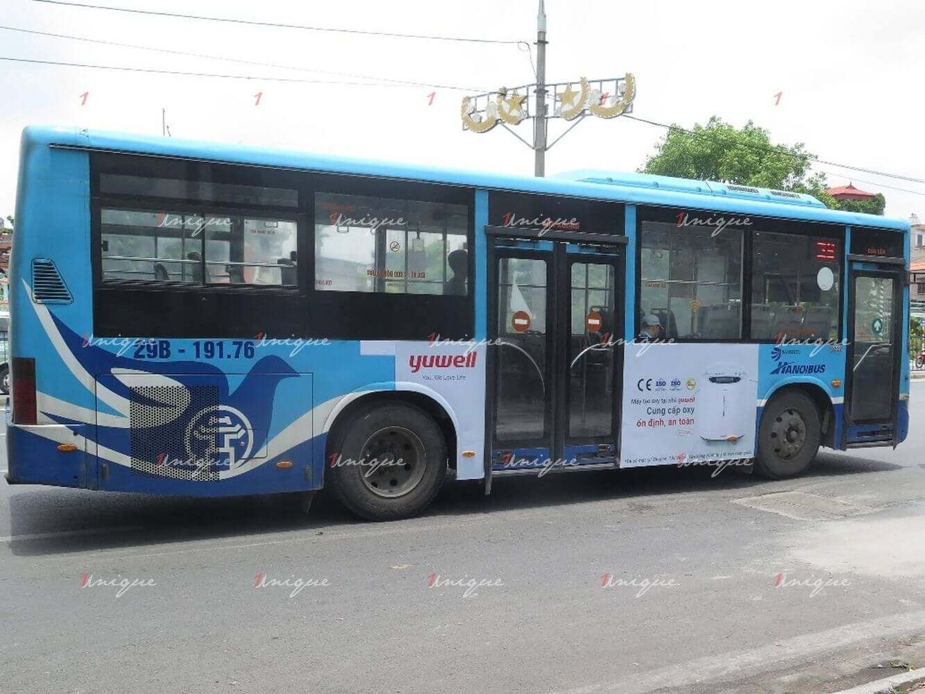 Chiến dịch quảng cáo xe buýt của Thiết bị y tế Yuwell