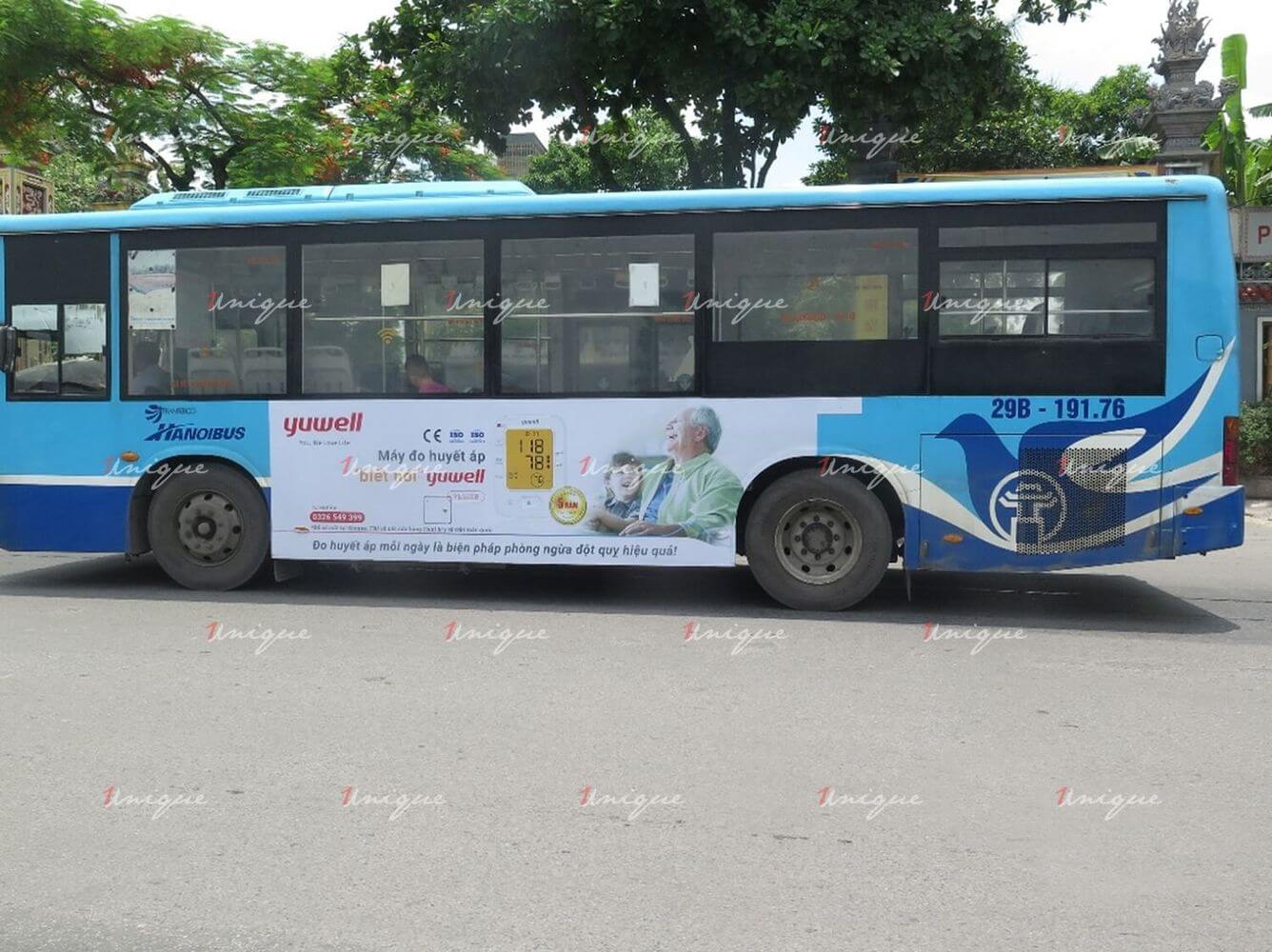 Chiến dịch quảng cáo xe buýt của Thiết bị y tế Yuwell