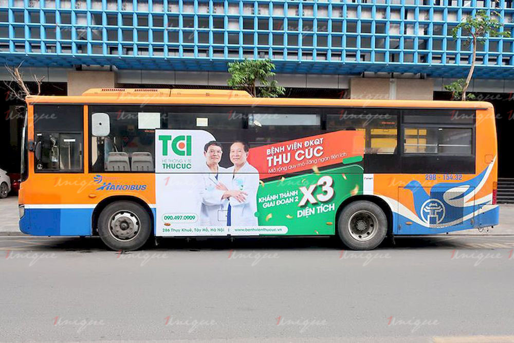 quảng cáo xe bus cho các bệnh viện