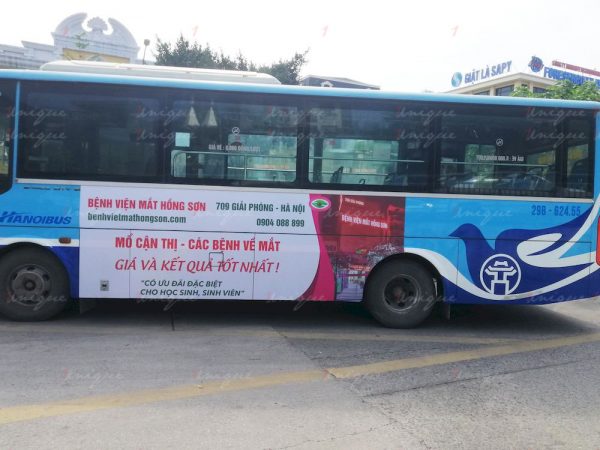 quảng cáo xe bus cho các bệnh viện