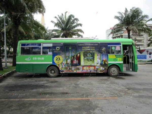 quảng cáo xe bus cho ngành bất động sản