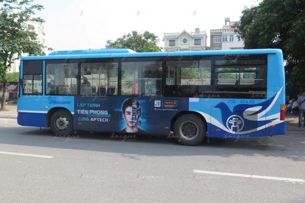 quảng cáo xe bus cho ngành giáo dục