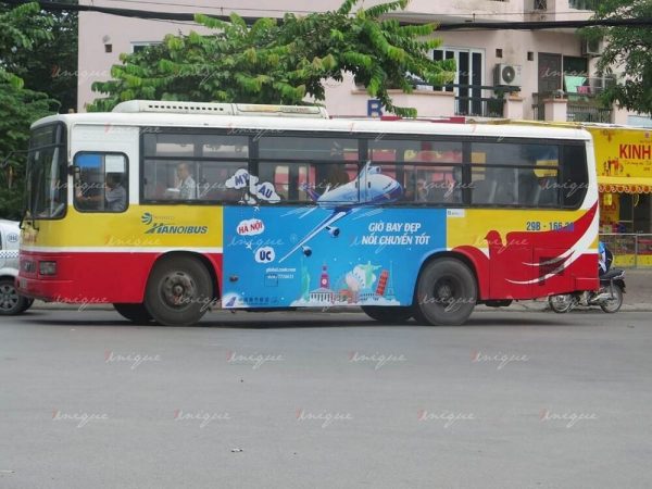 quảng cáo xe bus cho ngành giáo dục