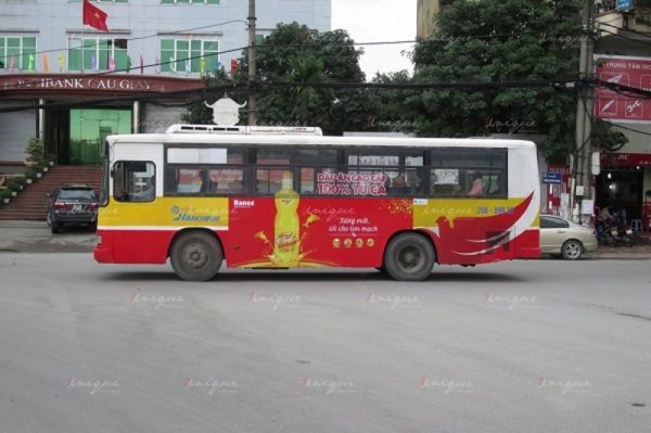 quảng cáo xe bus cho ngành hàng FMCG