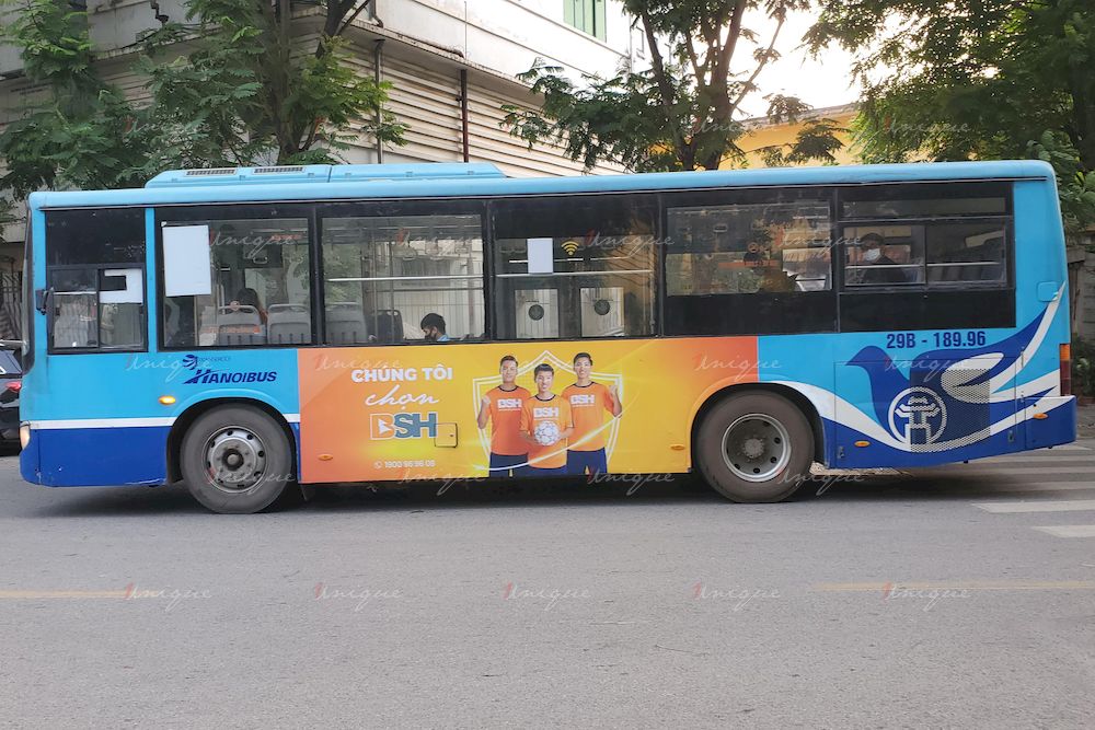 BSH quảng cáo xe bus