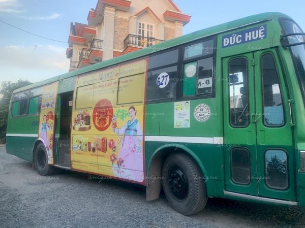 Chiến dịch quảng cáo xe bus quảng bá Nhân sâm Hàn Quốc tại Hồ Chí Minh