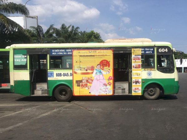 Chiến dịch quảng cáo xe bus quảng bá Nhân sâm Hàn Quốc tại Hồ Chí Minh