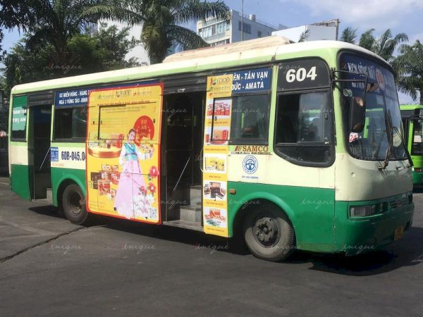 Chiến dịch quảng cáo xe bus quảng bá Nhân sâm Hàn Quốc tại Hồ Chí Minh