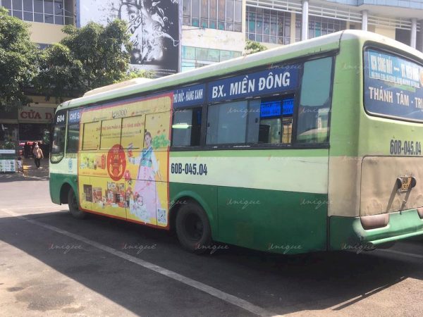 Chiến dịch quảng cáo xe bus quảng bá Nhân sâm Hàn Quốc tại Hồ Chí Minh