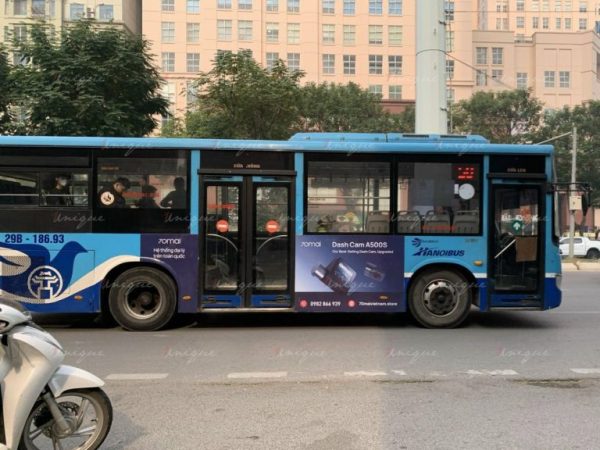 Thương hiệu Camera 70mai phủ sóng Hà Nội với chiến dịch quảng cáo xe bus quy mô lớn